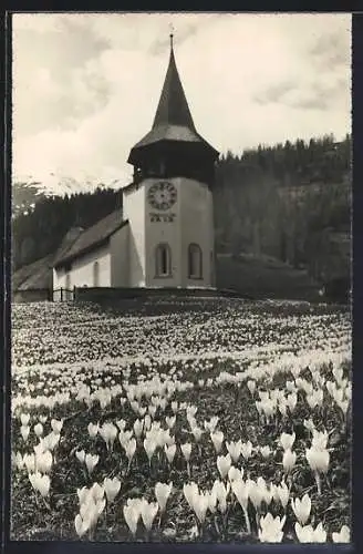 AK Davos, Blick auf Frauenkirchli