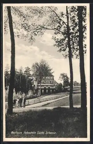 AK Hohnstein / Sächs. Schweiz, Postheim