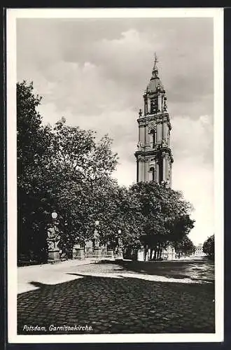 AK Potsdam, Blick auf die Garnisonkirche