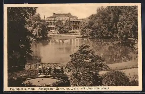 AK Frankfurt a. Main, Zoologischer Garten, Gesellschaftshaus