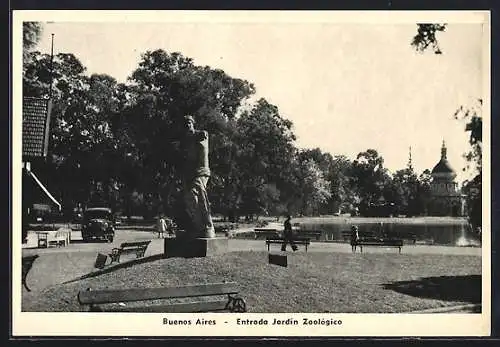 AK Buenos Aires, Entrada Jardin Zoológico