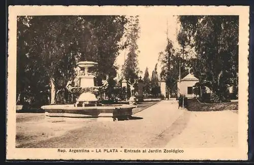 AK Rep. Argentina, La Plata, Entrada al Jardin Zoológico