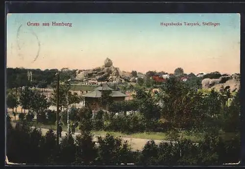 AK Hamburg-Stellingen, Hagenbecks Tierpark, Nordische Landschaft