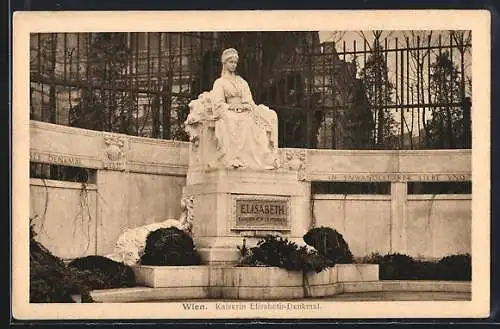 AK Wien, Kaiserin Elisabeth-Denkmal