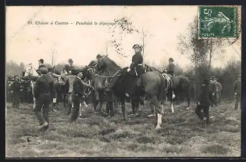 AK Chasse á Courre, Pendant le dépecage durcert