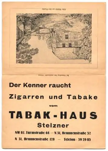 Klapp-AK Berlin-Wedding, Spezialgeschäft für Schokoladen und Pralinen Hildebrand, Brunnenstrasse 64