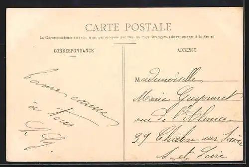 AK Lyon, La Préfecture construite en 1885 par Louvier