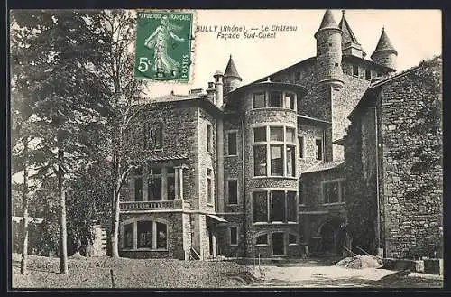 AK Bully, Le Château Facade Sud-Ouest