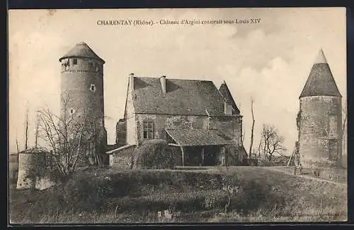 AK Charentay, Château d`Argini construit sous Louis XIV