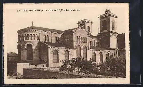 AK Givors, Abside de l`Église Saint-Nicolas