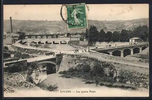 AK Givors, Les quatre Ponts