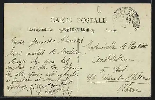 AK Condrieu, Le Rhône pris de Verin