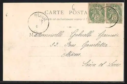 AK Chénas, L`Église et vue sur les vignobles environnants