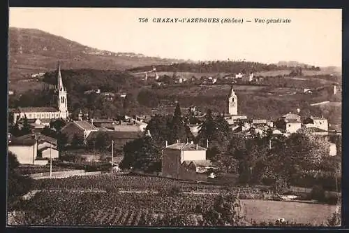 AK Chazay-d`Azergues, Vue générale