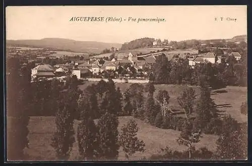 AK Aigueperse, Vue panoramique