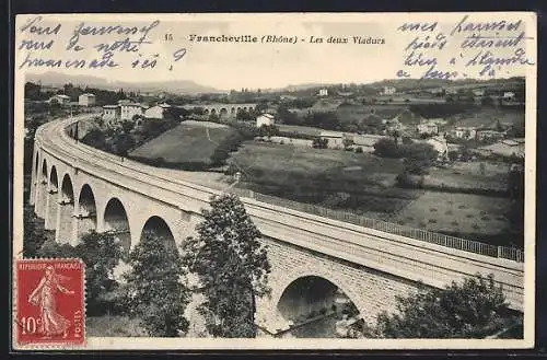 AK Francheville, Les deux viaducs