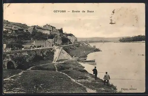 AK Givors, Route de Bans le long de la rivière