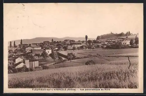 AK Fleurieux-sur-l`Arbresle, Vue panoramique au Nord