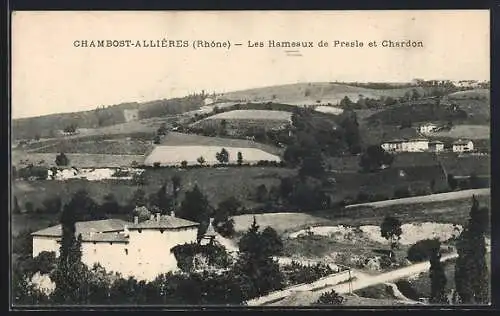 AK Chambost-Allières, Les Hameaux de Presle et Chardon