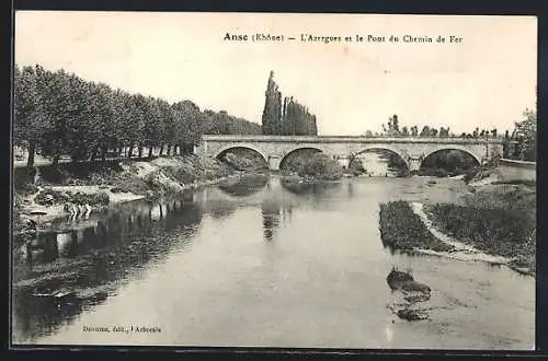 AK Anse, L`Azergues et le Pont du Chemin de Fer