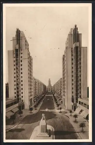 AK Villeurbanne, Nouveau Centre et Avenue de l`Hôtel-de-Ville