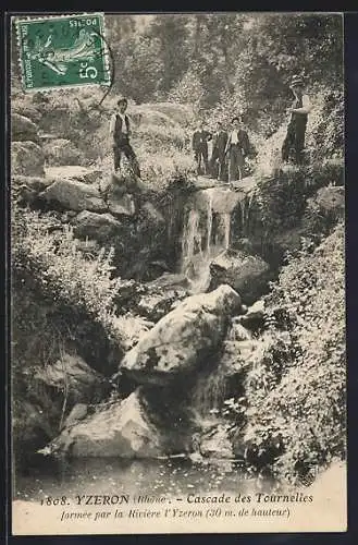 AK Yzeron, Cascade des Tournelles formée par la rivière Yzeron (30 m de hauteur)