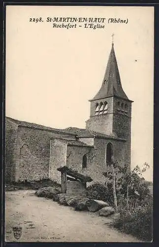 AK Saint-Martin-en-Haut, Rochefort, L`Église