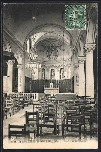 AK Saint-Rambert-l`Île-Barbe, Intérieur de l`église