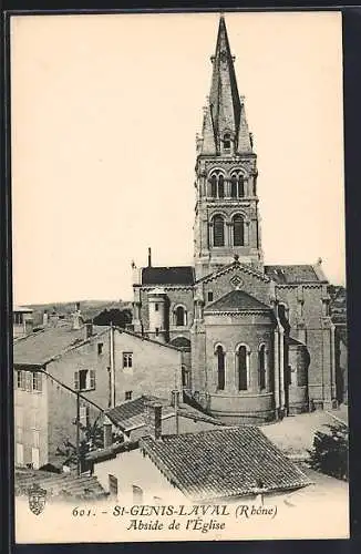 AK Saint-Genis-Laval, Abside de l`Église