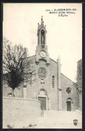 AK Saint-Germain-au-Mont-d`Or, L`Église