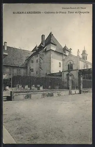 AK Saint-Jean-d`Ardières, Château de Pizay, Tour et Chapelle