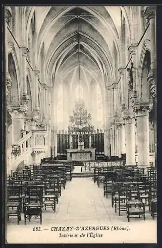 AK Chazay-d`Azergues, Intérieur de l`église