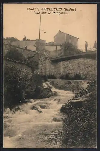 AK Amplepuis, Vue sur le Ranconnet