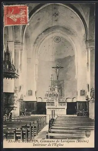 AK L`Aubepin, Intérieur de l`Église