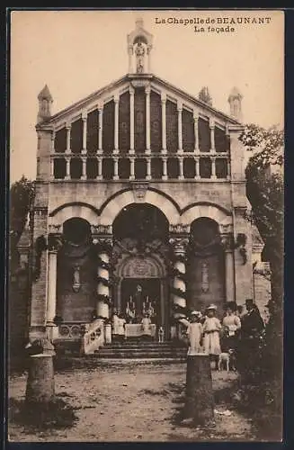 AK Beaunant, La Chapelle de Beaunant, La facade