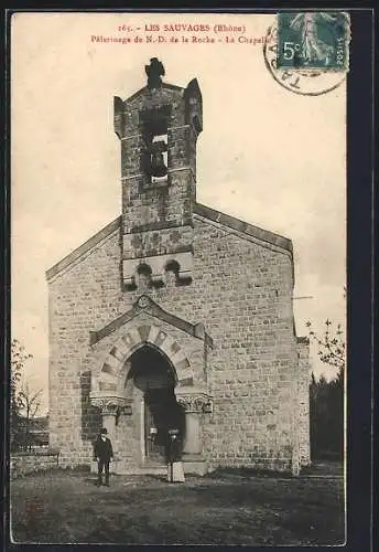 AK Les Sauvages, Pèlerinage de N.-D. de la Roche, La Chapelle