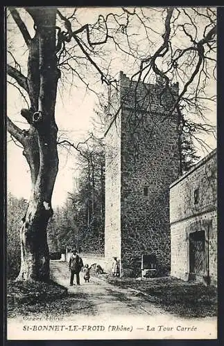 AK Saint-Bonnet-le-Froid, La Tour Carrée