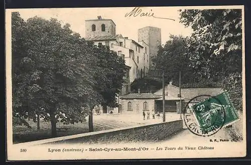 AK Saint-Cyr-au-Mont-d`Or, Les Tours du Vieux Château