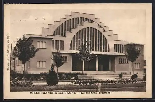 AK Villefranche-sur-Saône, Le marché couvert