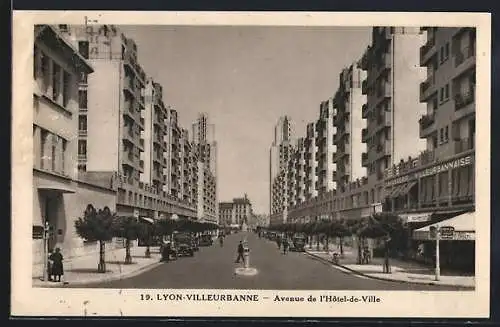 AK Villeurbanne, Avenue de l`Hôtel-de-Ville