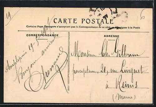 AK Amplepuis, Entrée du Château Villy