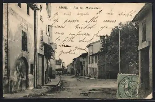 AK Anse, Rue des Marronniers