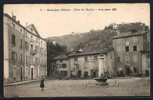 AK Beaujeu, Place de l`Église