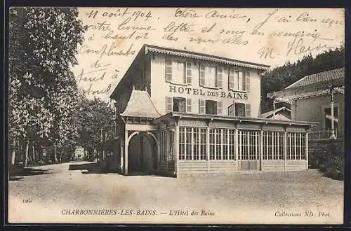 AK Charbonnières-les-Bains, L`Hôtel des Bains