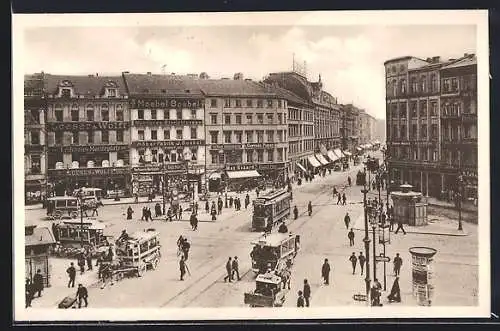 AK Berlin-Kreuzberg, Verkehr am Moritzplatz