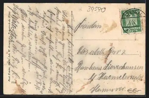 AK Tangermünde /Elbe, Aussicht vom Kapitelturm