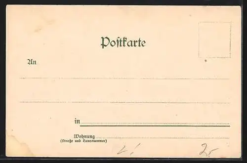 Lithographie Berlin, Unter den Linden und Friedrichstrasse, Hotel-Café Bauer