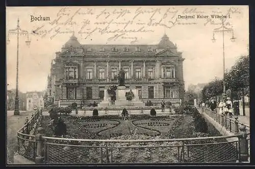 AK Bochum, Denkmal Kaiser Wilhelm I.