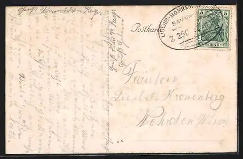 AK Lechenich, Blick auf die Schlossruine