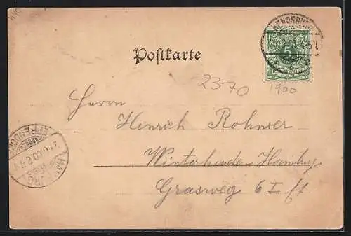 AK Rendsburg, Häuser am Gerhardsteich